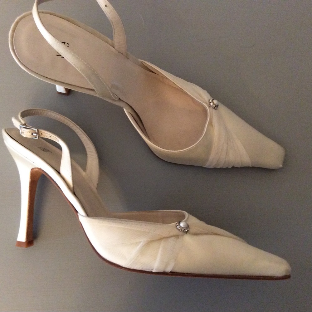 Stuart Weitzman for Vera Wang Bridal.